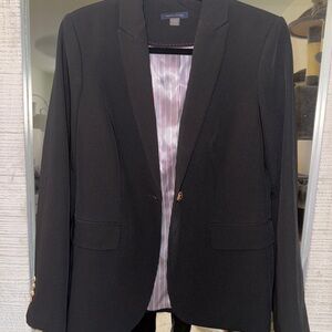 Tommy Hilfiger Black Blazer with Striped Lining